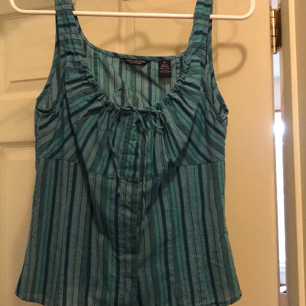 American Eagle striped tank